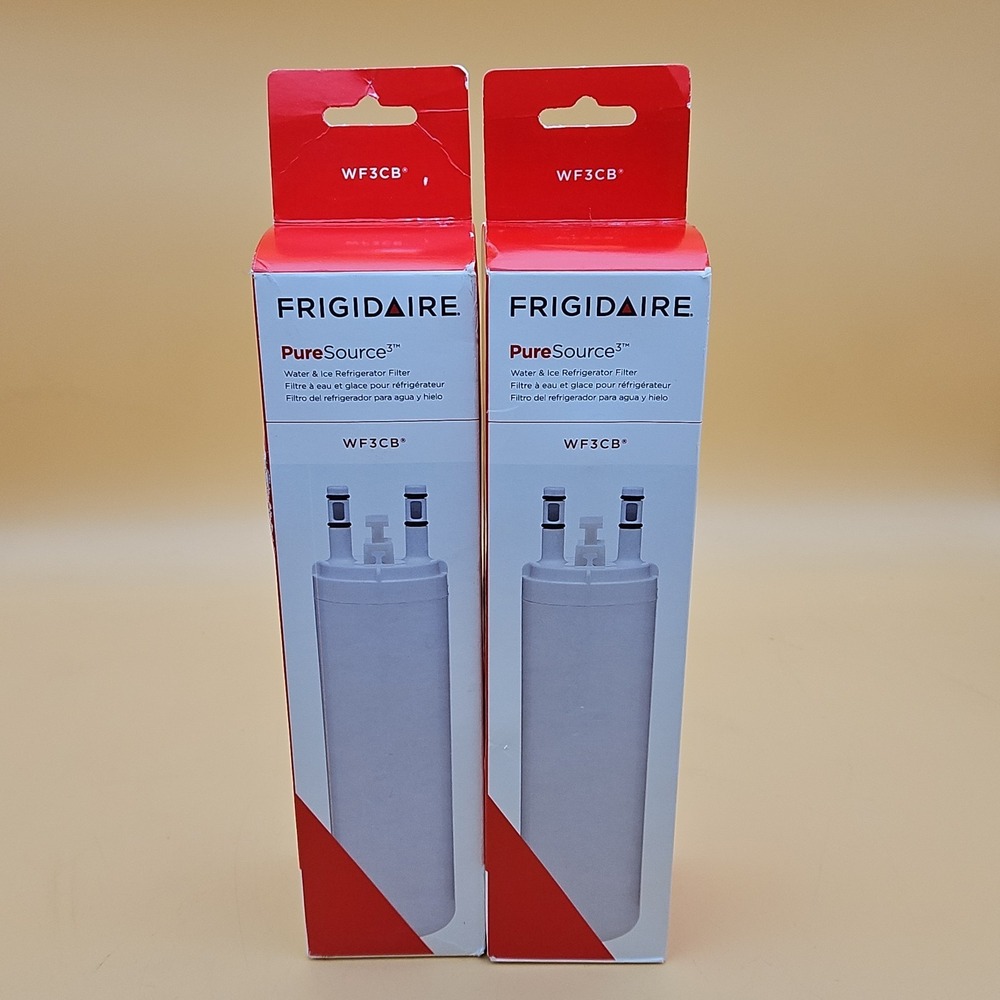 2 PACK Genuine Frigidaire WF3CB Puresource 3 Refrigerator Water & Ice Filter